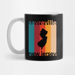 Sayreville New Jersey Retro Mug